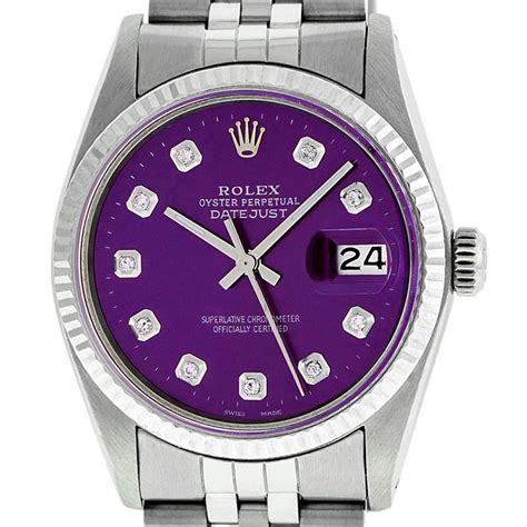 purple face rolex datejust|Rolex Datejust 31 oystersteel.